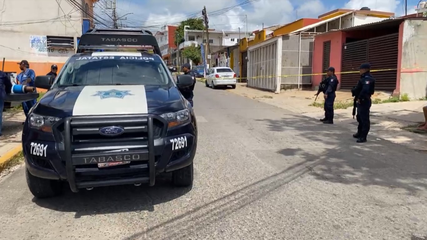 Dos hombres asesinados a balazos en el municipio de Centro