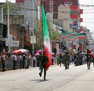 Desfile Cívico Militar en Villahermosa concluye con saldo blanco