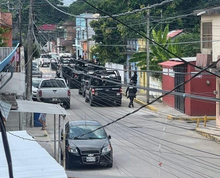 Fuerte operativo de seguridad en Jalapa