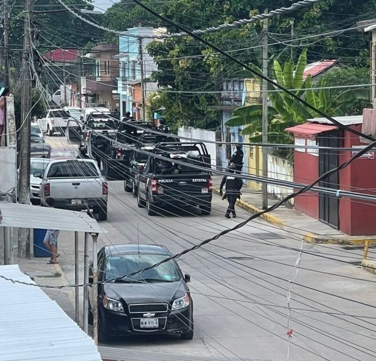 Fuerte operativo de seguridad en Jalapa