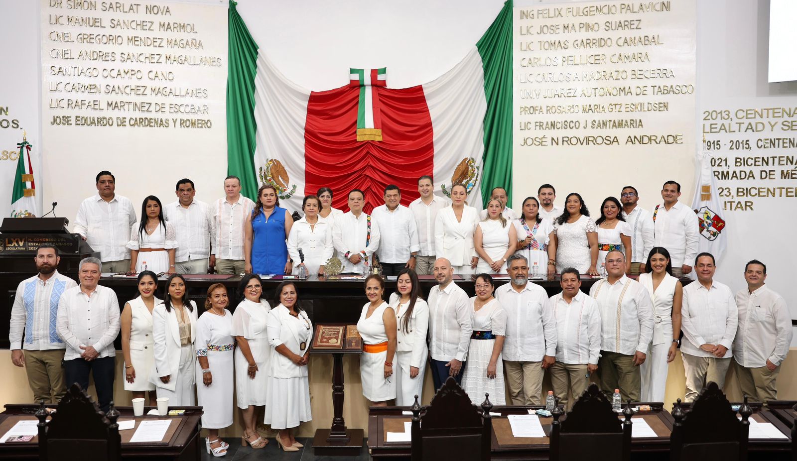 Respeto a división de poderes pensando siempre en el pueblo: Javier May a la LXV Legislatura