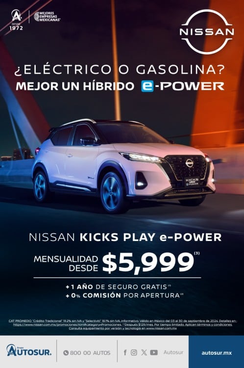 Promoción Nissan Kicks play e-POWER