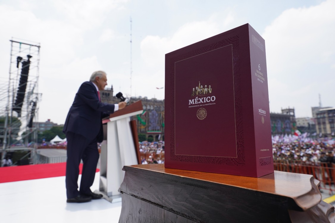 AMLO celebra su Sexto Informe de Gobierno con llamado a consolidar la Transformación