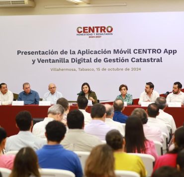 Con Centro App y Ventanilla Catastral impulsan digitalización de servicios en Centro