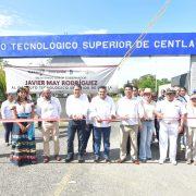 Javier May Rodríguez inauguró obras en Tecnológico de Centla