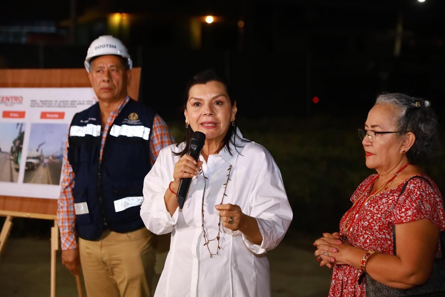 Yolanda Osuna Inauguró Alumbrado de 6.2 km