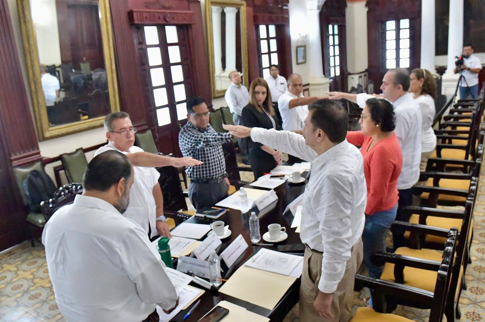 autoridades estatales y de seguridad pública de Tabasco rindieron protesta