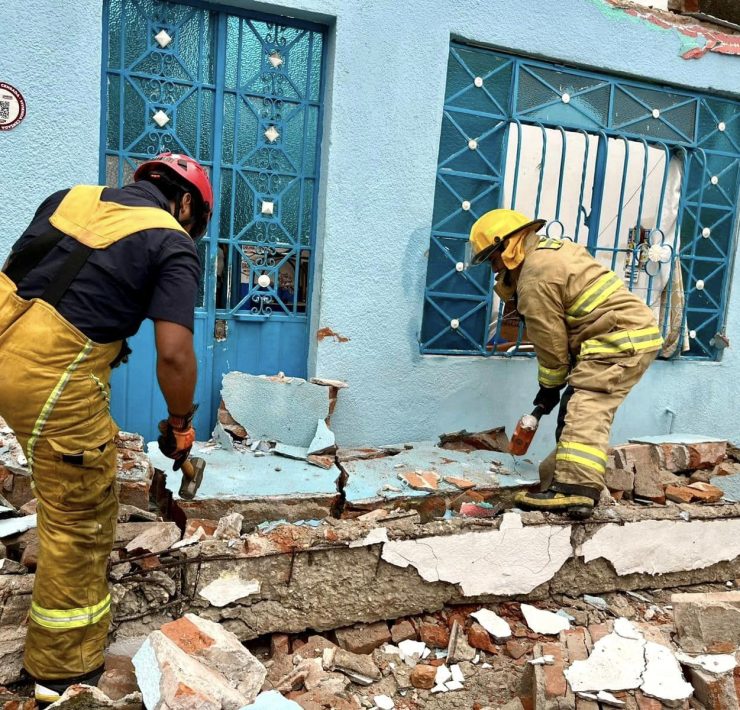 Colapsa techo de una vivienda en Villahermosa