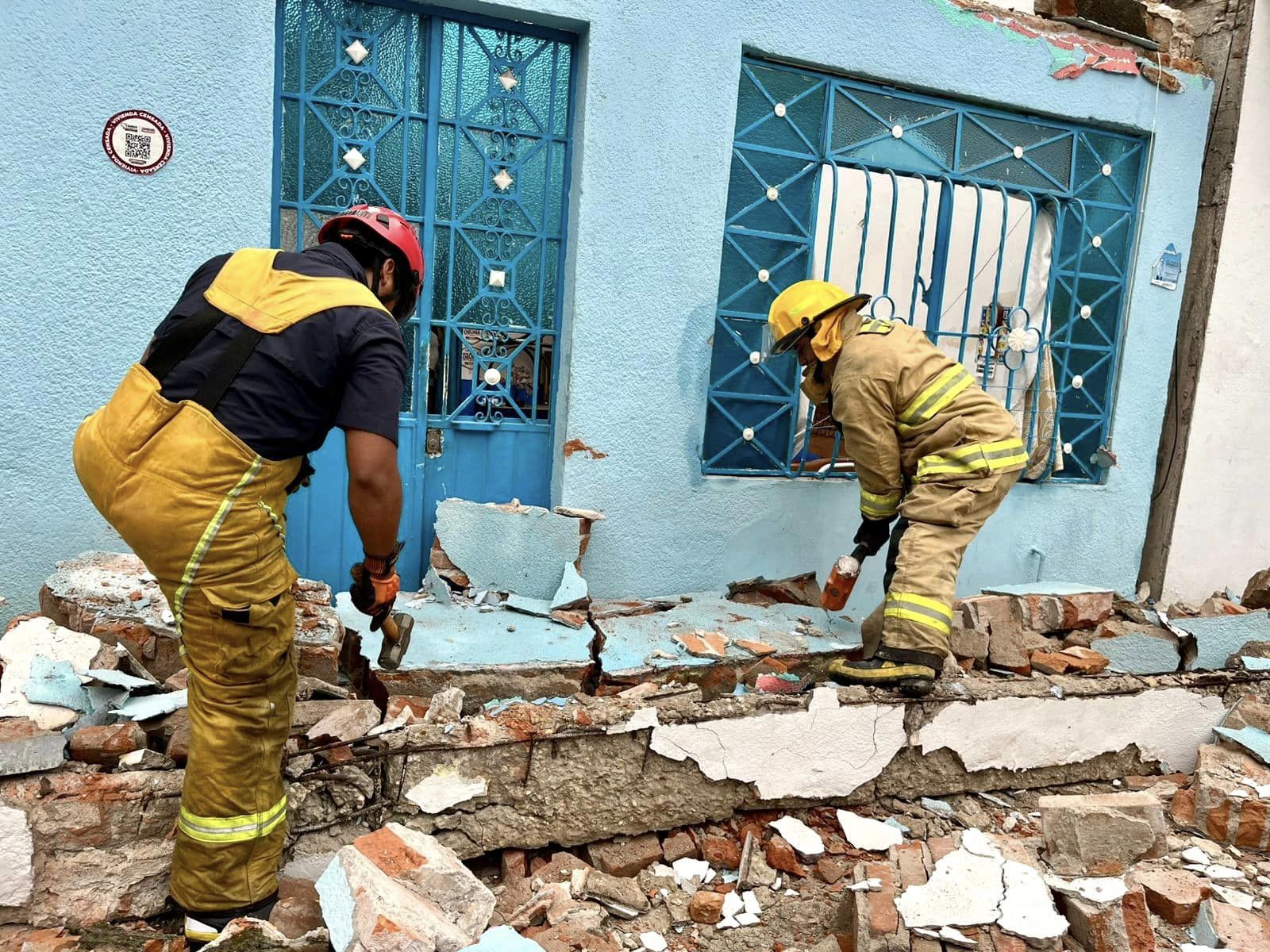 Colapsa techo de una vivienda en Villahermosa