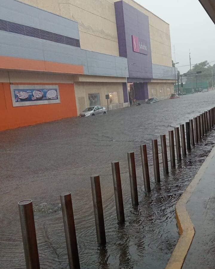 Fuertes Lluvias en Villahermosa: