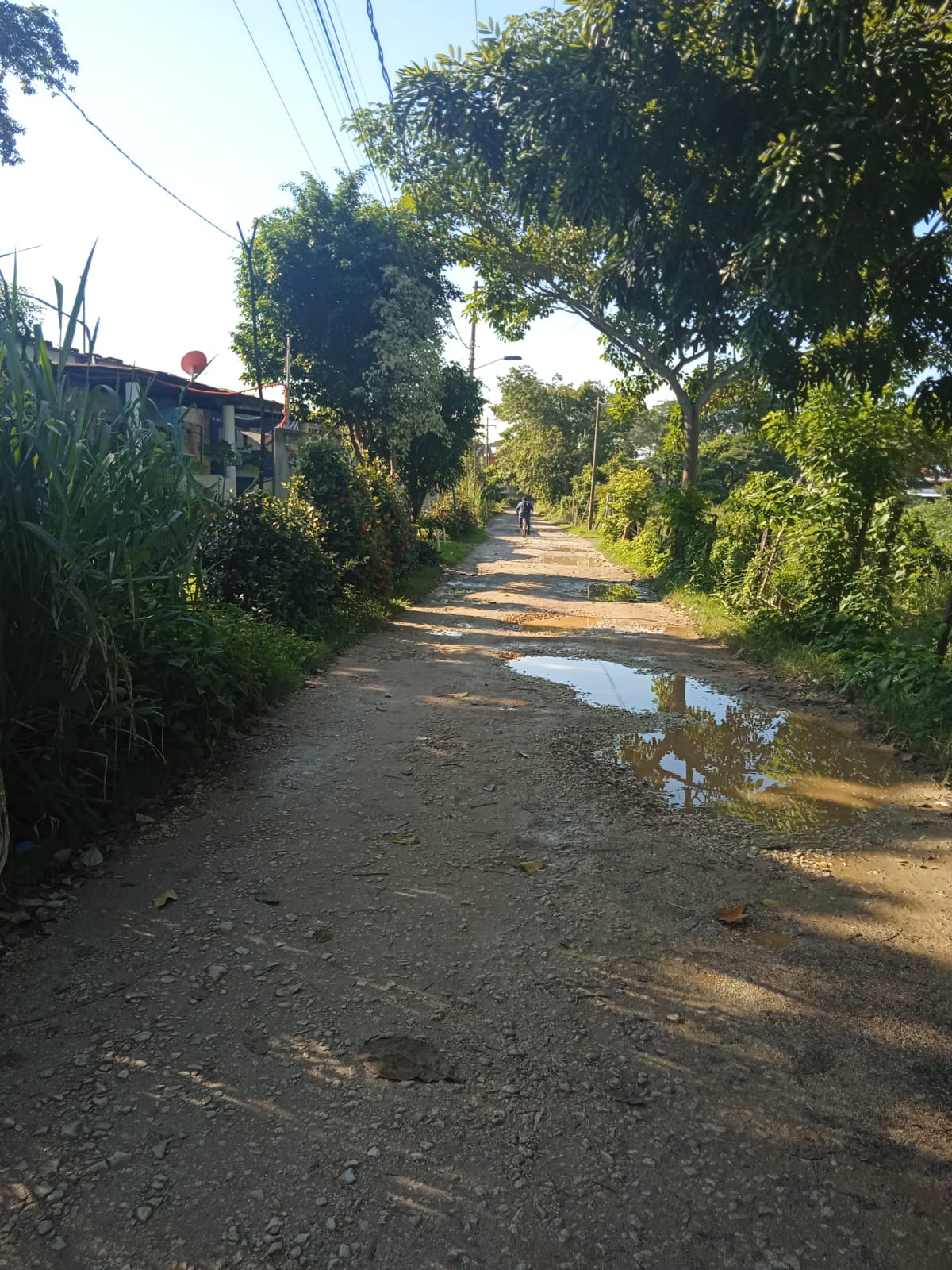 sufridas familias del Sector  Los Martínez de la Villa Parrilla