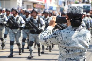 El desfile contará con la presencia de, elementos de la Guardia Nacional, Ejército Mexicano, MARINA y Policía Estatal.