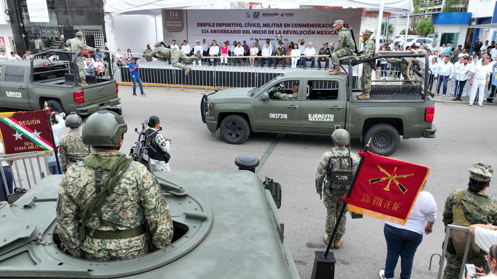 Tabasco conmemora la Revolución Mexicana con un desfile único