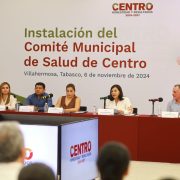 Yolanda Osuna Huerta encabezó la instalación del Comité Municipal de Salud 2024-2027 en Centro