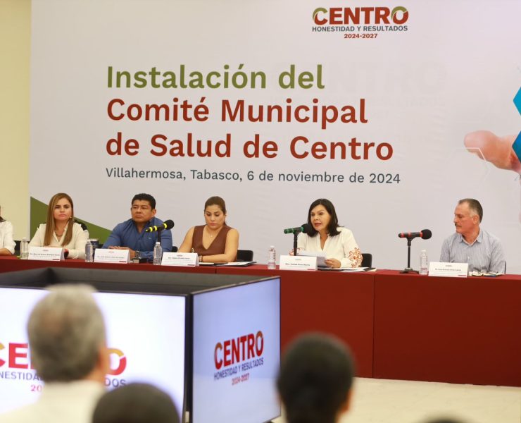 Yolanda Osuna Huerta encabezó la instalación del Comité Municipal de Salud 2024-2027 en Centro