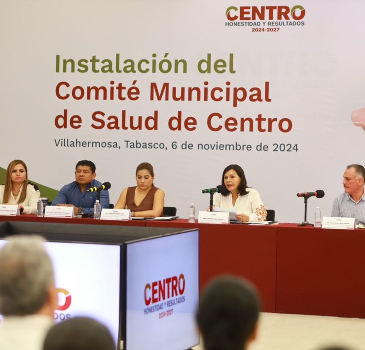 Yolanda Osuna Huerta encabezó la instalación del Comité Municipal de Salud 2024-2027 en Centro