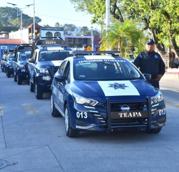 En Teapa Refuerzan Seguridad