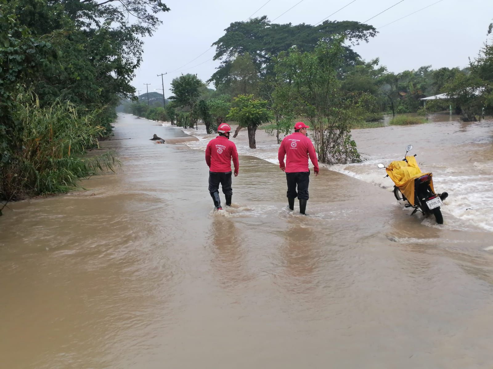 Frente Frío 14 en Tabasco