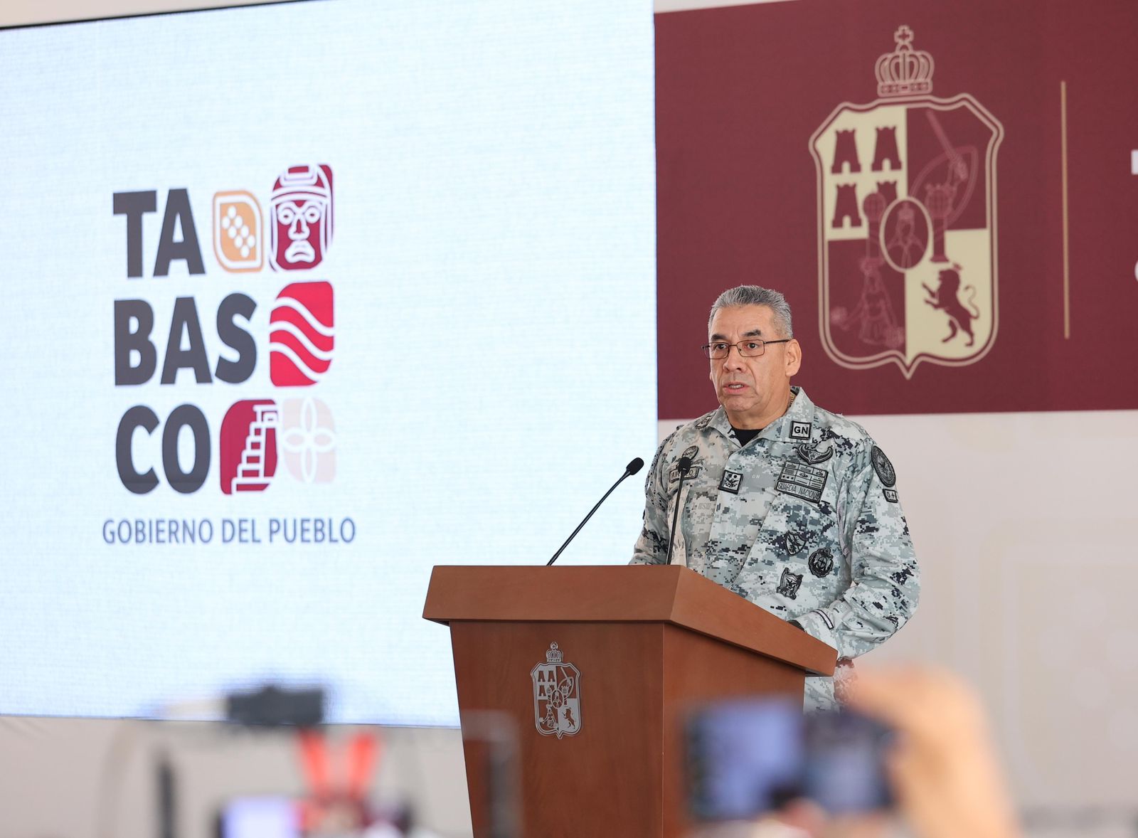 Tabasco tiene voluntad política para combatir la inseguridad: Defensa y Guardia Nacional