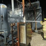 Incendio en turbo compresor de gas en Huimanguillo