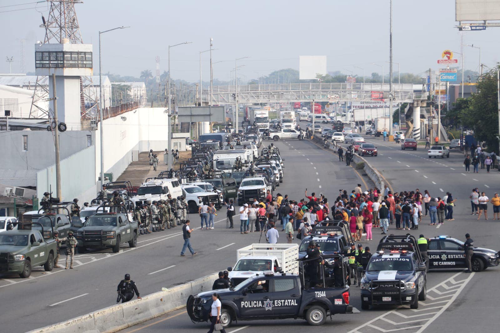 Motín en CRESET de Villahermosa