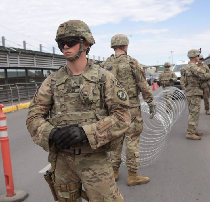 Estados Unidos desplegará soldados en nuestra frontera