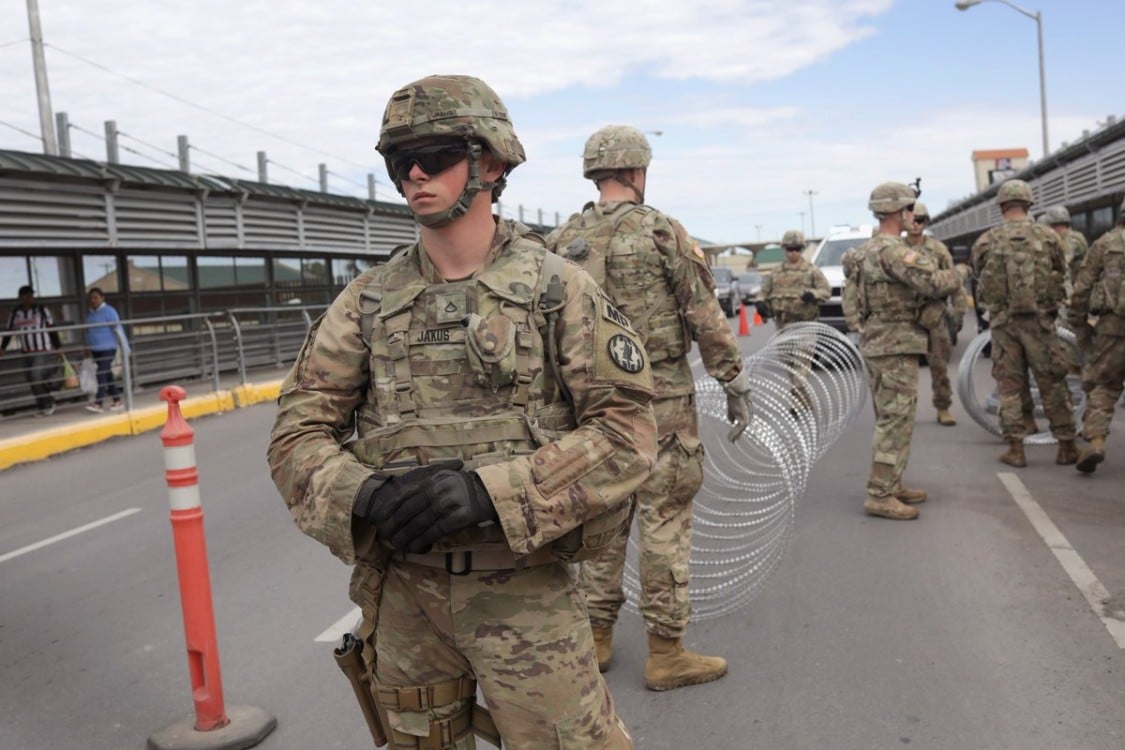 Estados Unidos desplegará soldados en nuestra frontera