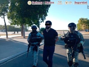 Elementos de la MARINA y Guardia Nacional durante la detención en Sinaloa, un golpe significativo contra el Cartel del Pacífico.