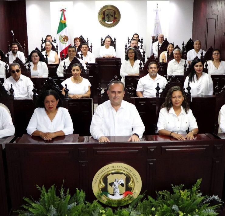 Integran salas del Tribunal Superior de Justicia de Tabasco