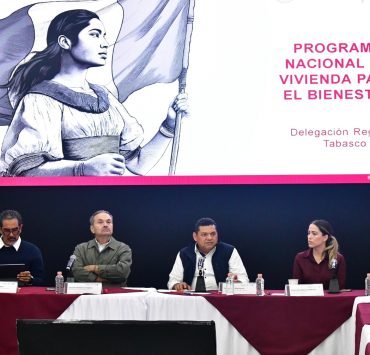 Javier May y Octavio Romero presentan avances del Programa Nacional de Vivienda en Tabasco