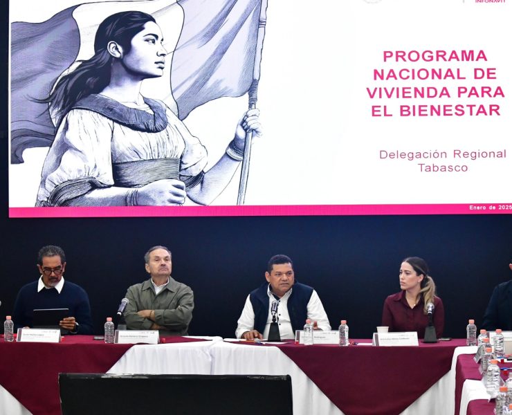 Javier May y Octavio Romero presentan avances del Programa Nacional de Vivienda en Tabasco