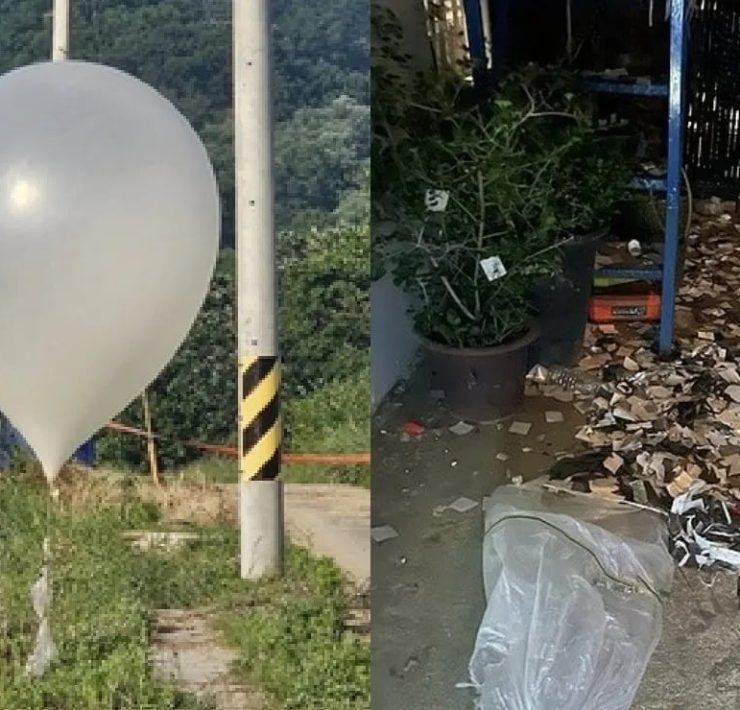 Seúl recibió 5000 globos con basura proveniente del Norte