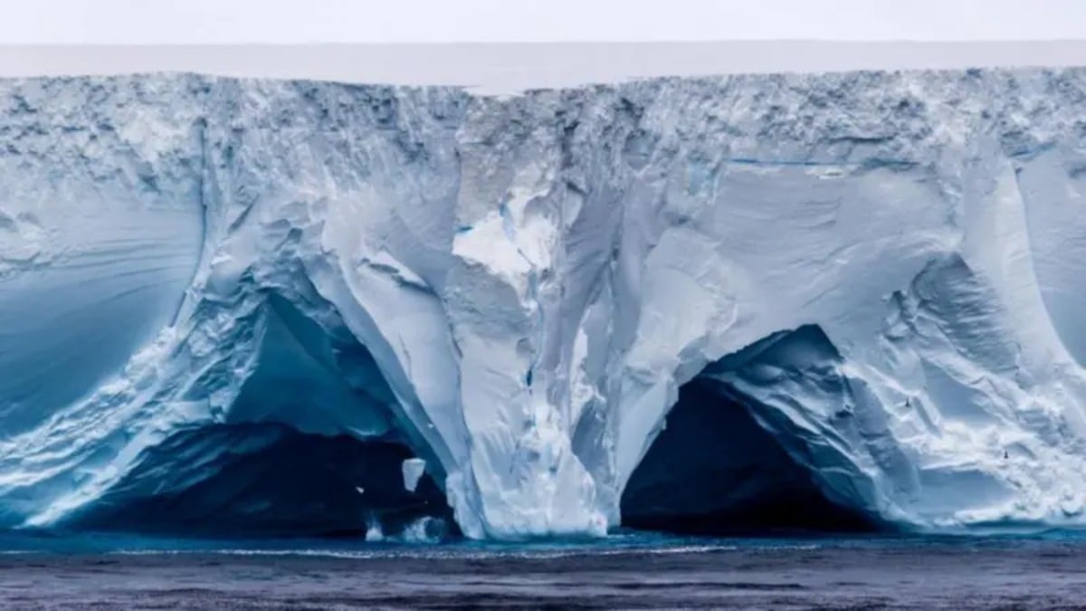 El iceberg A23a sigue en movimiento con riesgo de colisionar