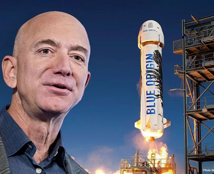 Jeff Bezos quiere competir con Musk con un cohete espacial