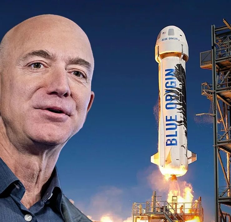 Jeff Bezos quiere competir con Musk con un cohete espacial