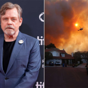 celebridades afectadas por los incendios forestales en Hollywood