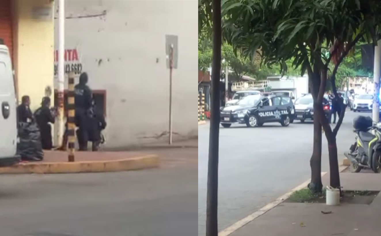 Operativo en mercado Pino Suárez de Villahermosa