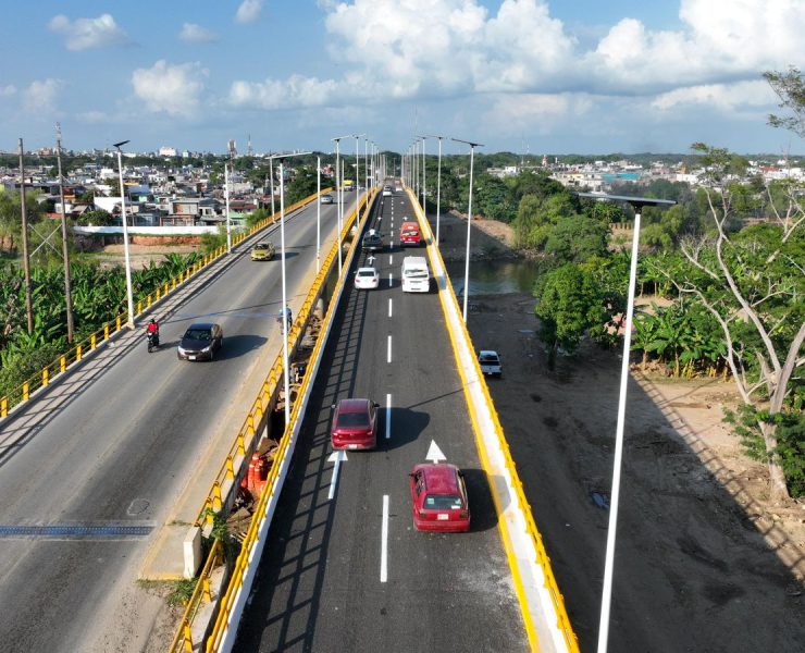 ¡Abren circulación en el puente Grijalva II!