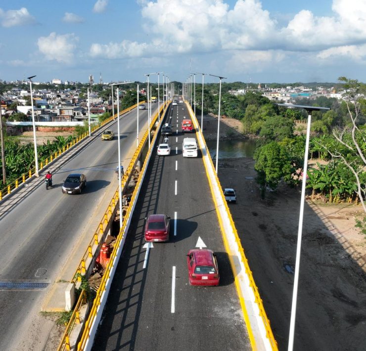 ¡Abren circulación en el puente Grijalva II!