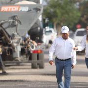 Avanza repavimentación en calles de Mérida a paso firme