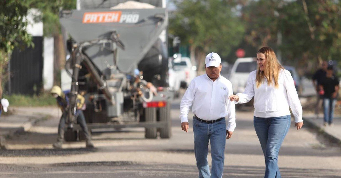 Avanza repavimentación en calles de Mérida a paso firme