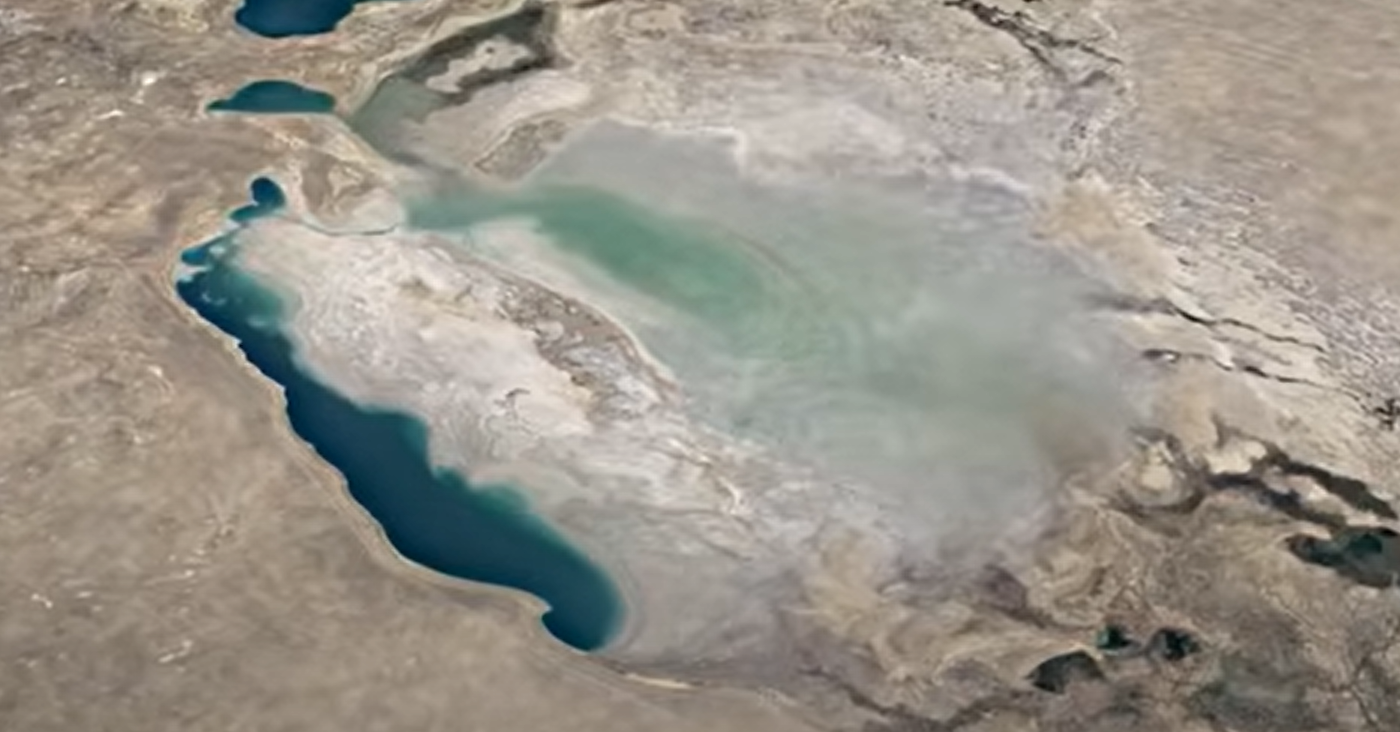 Se secó el cuarto lago más grande del mundo dejando un desierto