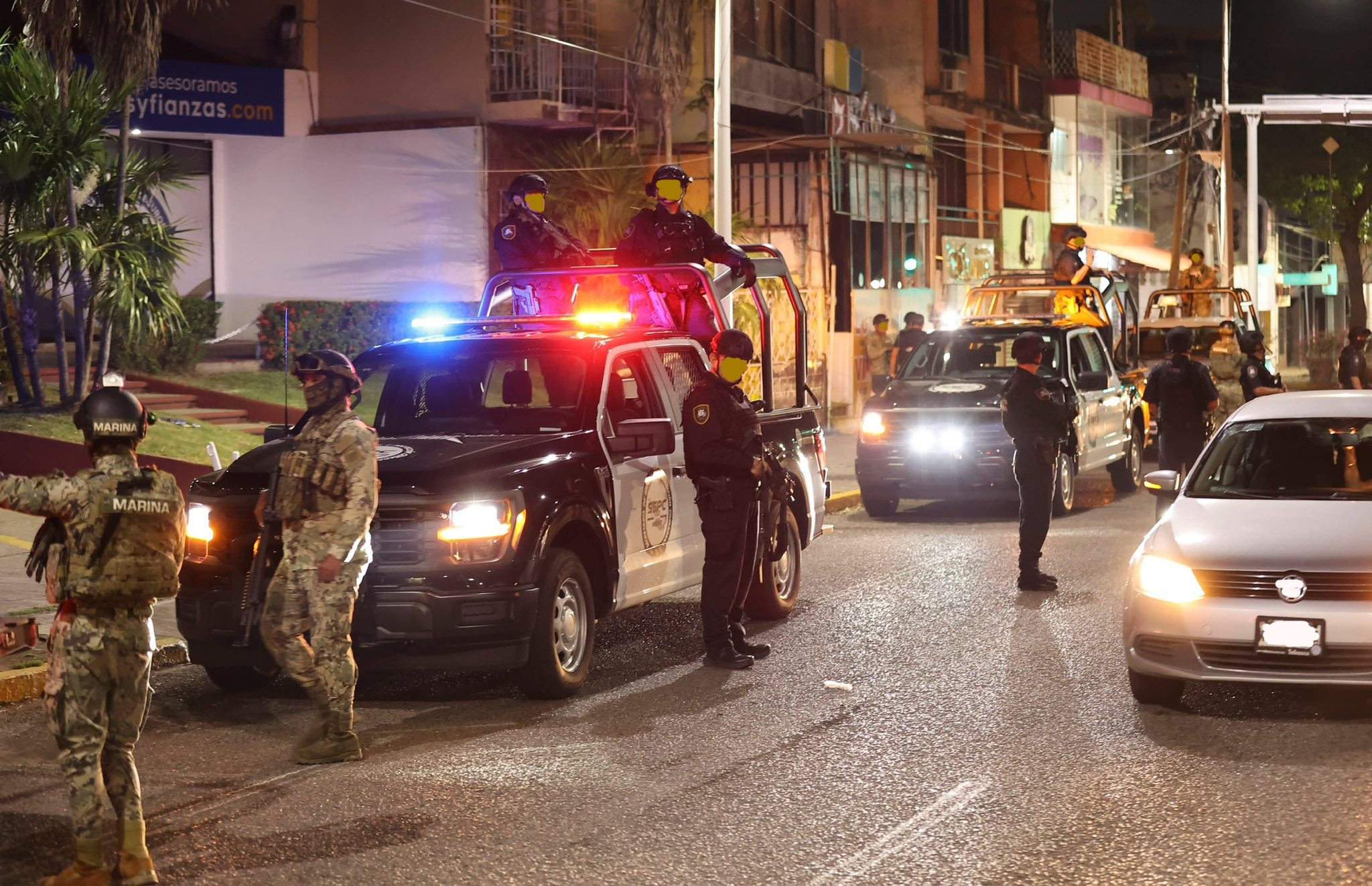 Detenciones en puntos estratégicos de Villahermosa