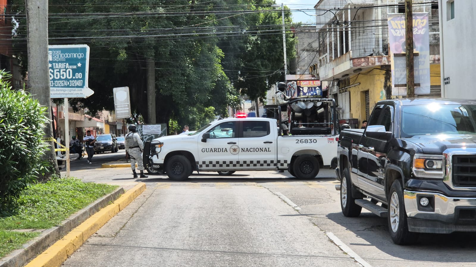 Guardia Nacional detiene a tres personas con armas