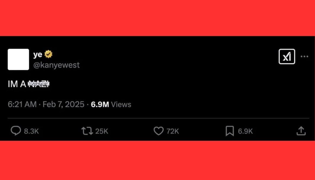 Kanye West hace comentarios antisemitas en X