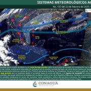 Lluvias, vientos fuertes y altas temperaturas marcarán el clima en México este 23 de febrero