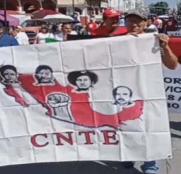 Maestros de Tabasco protestan