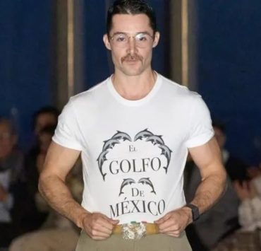 Patricio Campillo Impone Tendencia en el Fashion Week de NY con Playera de “El Golfo de México”