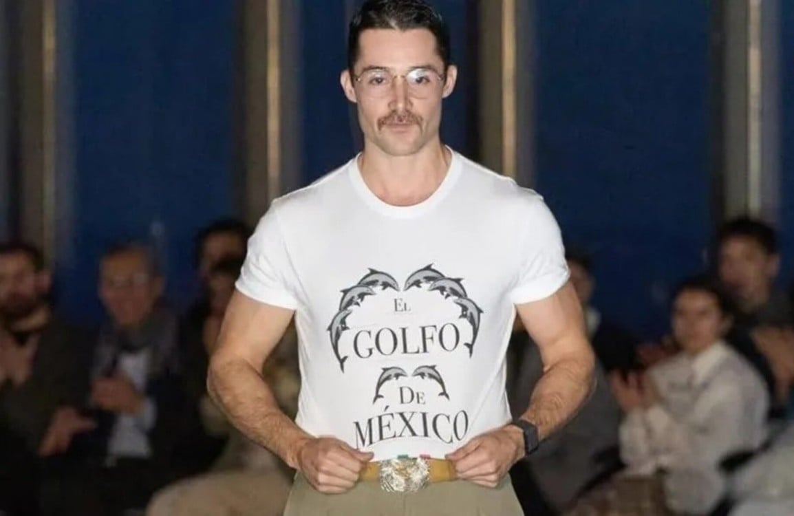 Patricio Campillo Impone Tendencia en el Fashion Week de NY con Playera de “El Golfo de México”