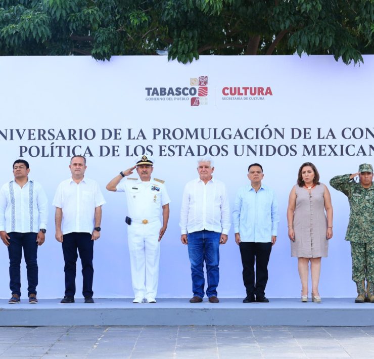 Tabasco conmemora el 108 aniversario de la promulgación